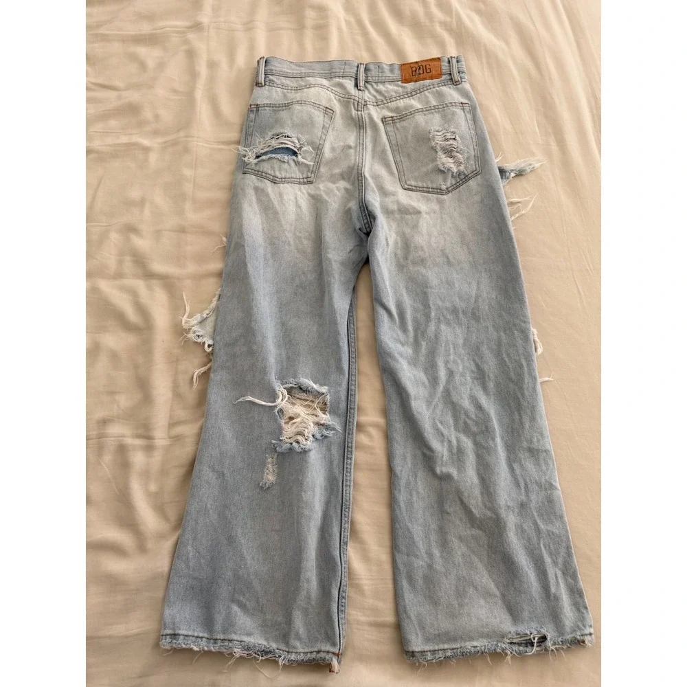 BDG Urban Outfitters Baggy Jeans 30x30 Distressed Wide Leg Y2K Skater